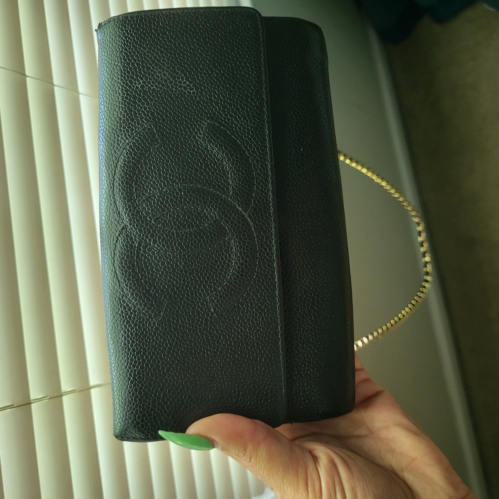 Black Chanel Wallet Wit